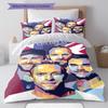 Coldplay Bedding Quilt Set Quilt Cover Pillowcase Home Decoration Birthday Gift (1 * duvet cover + 2 * pillowcase, without core)