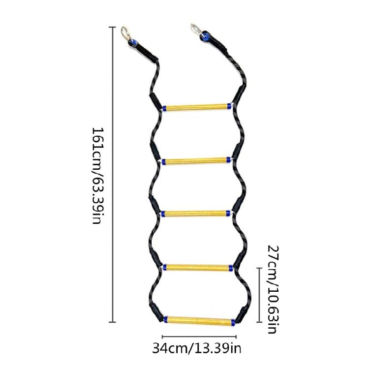 Наружная 5-ступенчатая веревочная лестница для лодки, надувной лодки, каяка, моторной лодки, каноэ