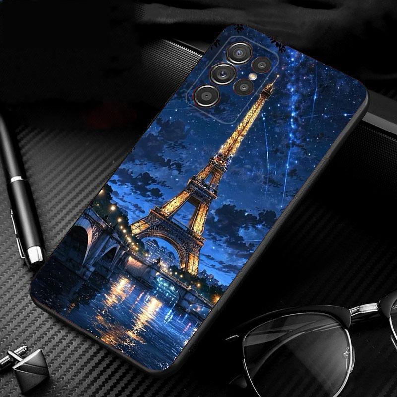Eiffel Tower Phone Case For Samsung Galaxy S25 S24 S23 S22 S21 Ultra S24 S23 S22 S21 S25 Plus S24 S25 FE