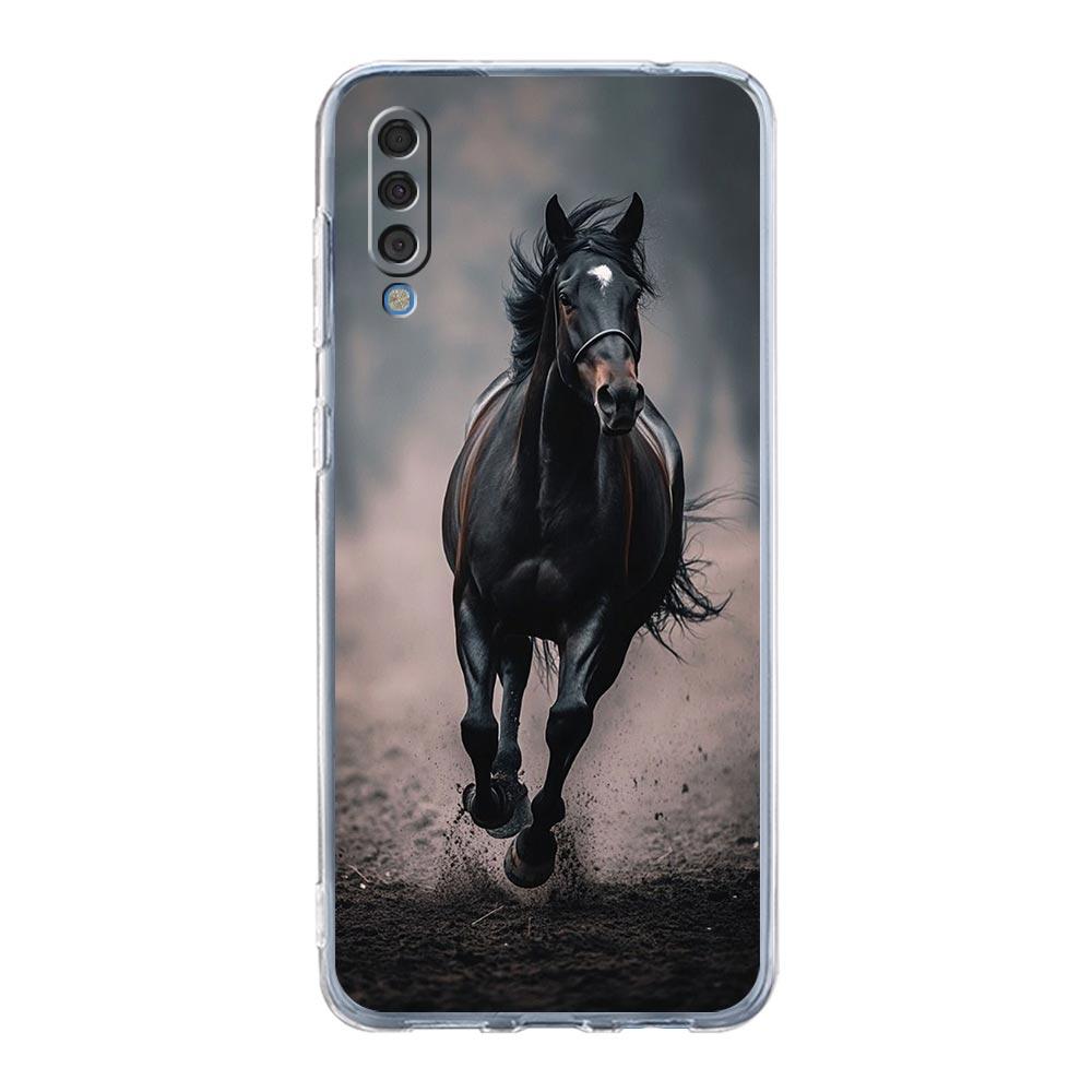 Чехол для телефона Samsung A56 A36 A26 A16 A14 A12 A22 A32 5G A34 A42 A52 A54 A50 A70 A40 A20E A20S A04S A06 Чехол Скачущие лошади
