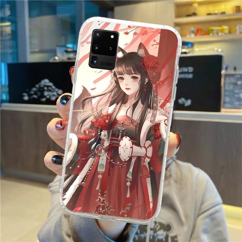 Чехол для телефона Древняя Красота для Samsung Galaxy S10 S21 S22 Plus Ultra A91 A51 A21S A12 Прозрачная накладка на телефон