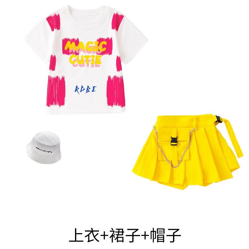 Kids Hip Hop Dance Outfit Set Loose Street Style Boys Girls Jazz Performance Wear