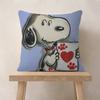 Art Cartoon SSnoopys Pillow Cover Sofa Cushion Cover Home Room Decoration Children Gift