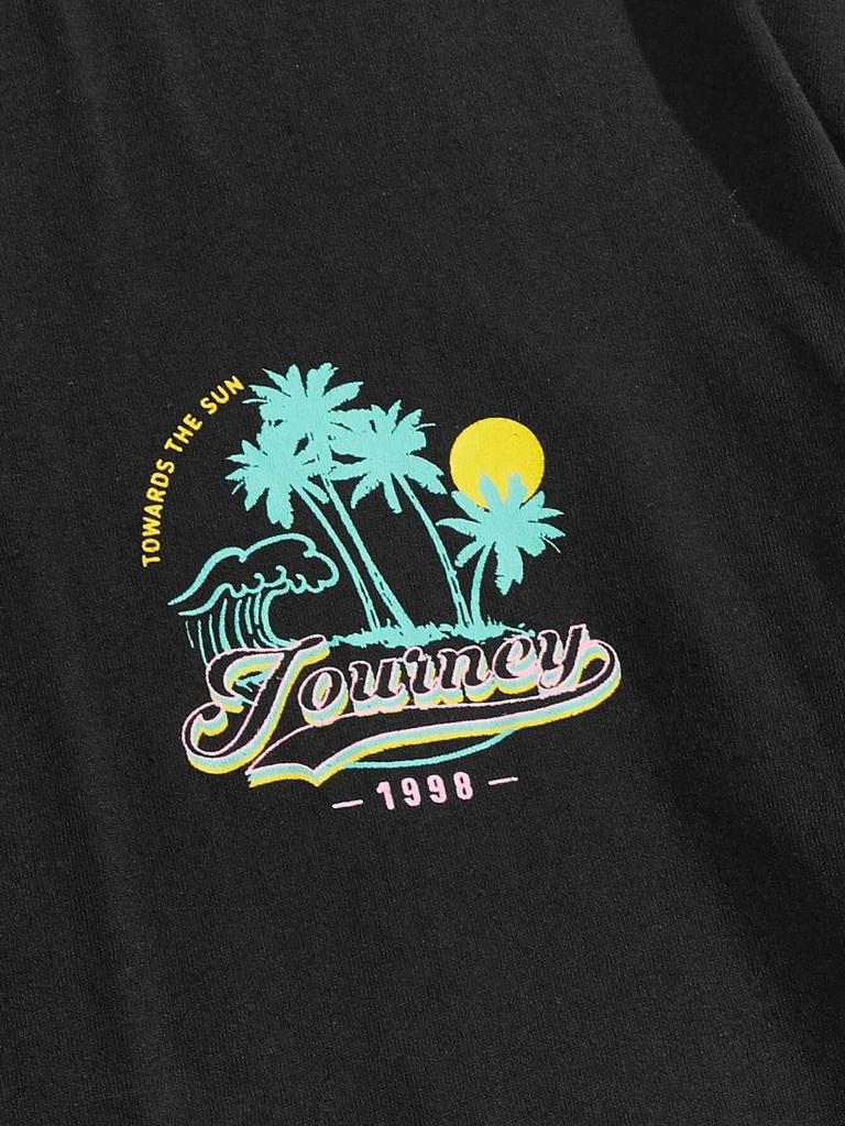 Летние приключения на пути к солнцу Jouiney 1998 Футболки мужские свободные хлопковые футболки одежда летние топы с круглым вырезом повседневные свободные футболки