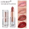 HANDAIYAN 12-Color Ice Tube Matte Nude Lipstick Easy To Color Long-Lasting Lip Makeup Cosmetics Waterproof Lips Gift