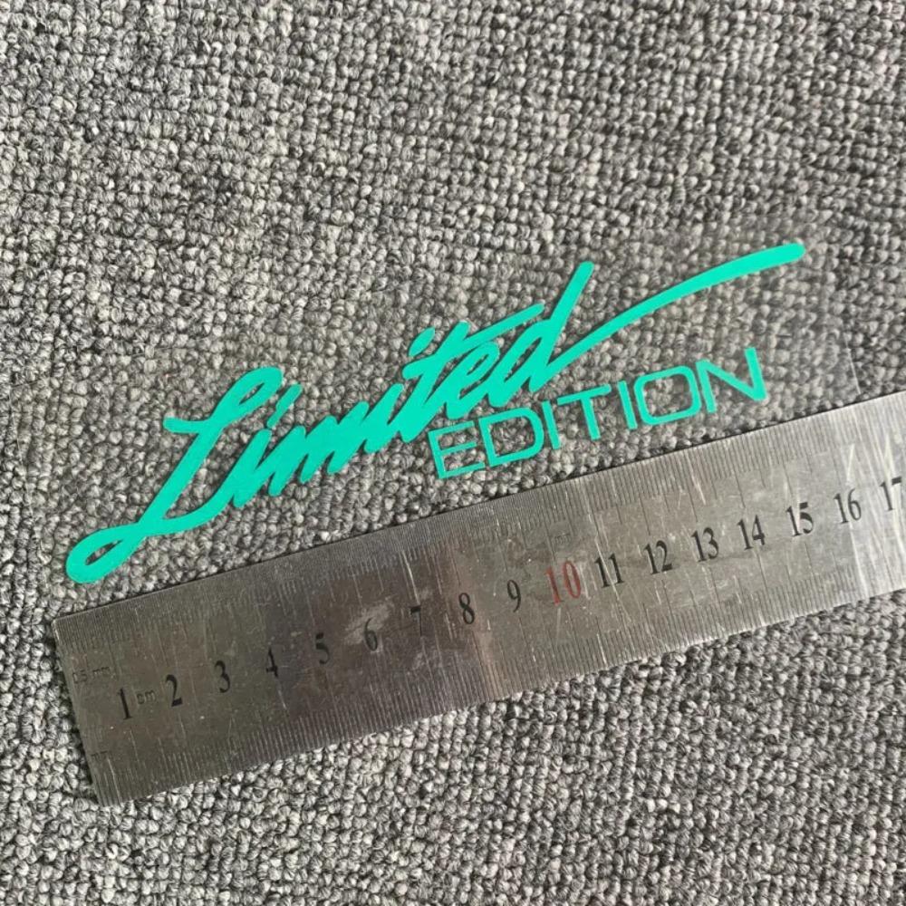 Car 3D LIMITED EDITION Creative Vinyl Sticker Window Sticker Car-styling Decoration Reflective Laser Decal For Car Accessories