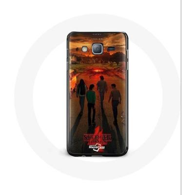 Чехол для Samsung Galaxy j3 2016 Stranger Things Season 4 Poster Art Crews of the New Théo