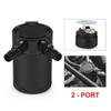 Lightweight Oil Catch Can Aluminum Alloy Oil Catch Can Two Hole Oil Catch Tank Simple Installation for Automotive