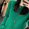 Свитера Пальто Кардиган для Женщин Осень Зима Винтажный Свободный Длинный Рукав Вязаный Кардиган Свитера Куртка