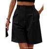 Summer Women Casual Shorts Loose High Waisted A-line Versatile Wide Leg Shorts Fashion Elegant Female Streetwear Short Pants