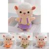 Cute Curly Sheep Keychain Plush Toy Colorful And Soft Backpack Accessory