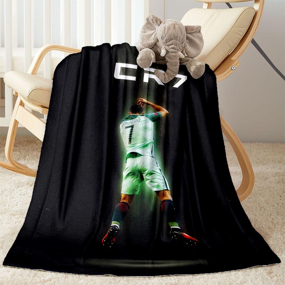 Cristiano Ronaldo Blanket Soft Cozy Suitable For Bedding Couch Livingroom Allseason Use Stylish Decor Best Holiday Gift For Friends Family