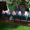 10pcs Gardening Landscaping Tulip Flower Garden Fence Plastic Flower Bed Fence Garden Fence  Outdoor