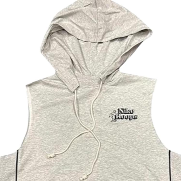 Nike Толстовки Мужские Серые С капюшоном Умеренные Другое DH7442-050