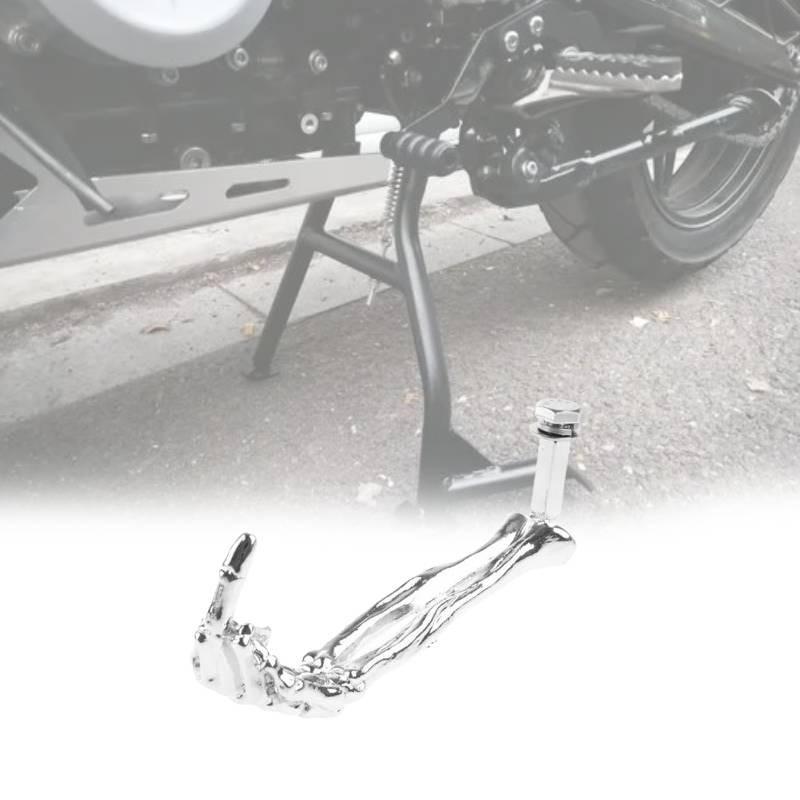 Motorcycle Atv Adjustable Kickstand Foot Support Side Stand Parking Rack Holder