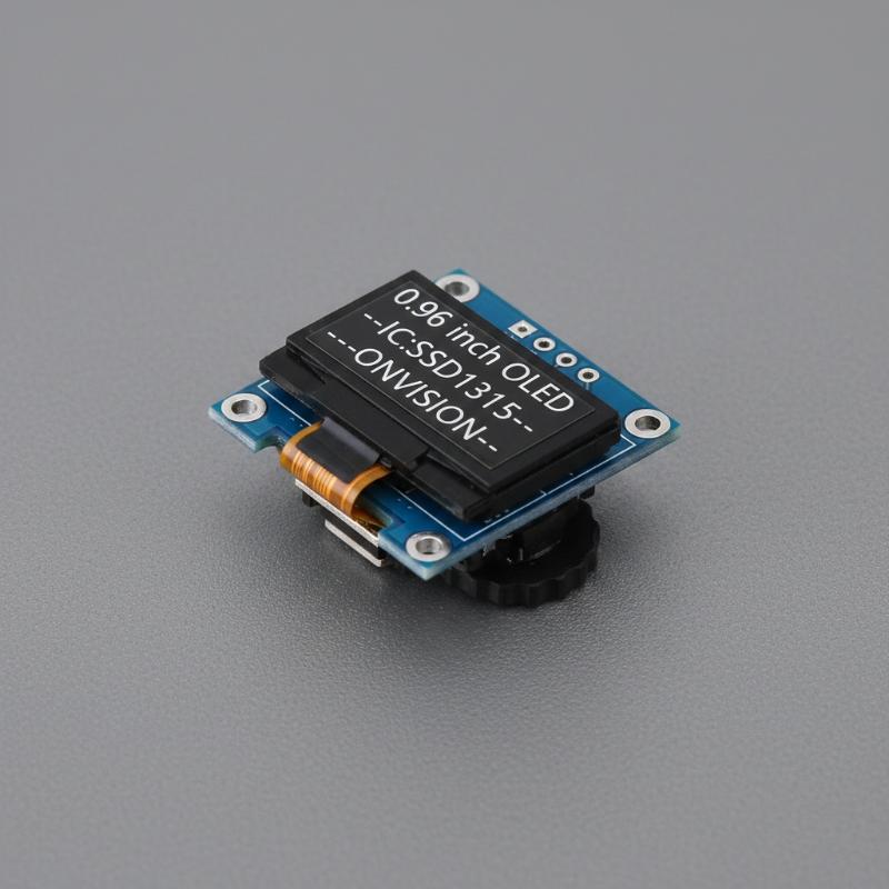 0.96 Inch OLED Screen SSD1306 Module Set With EC11 Rotary Encoder for Industrial Equipment Custom Control Interface
