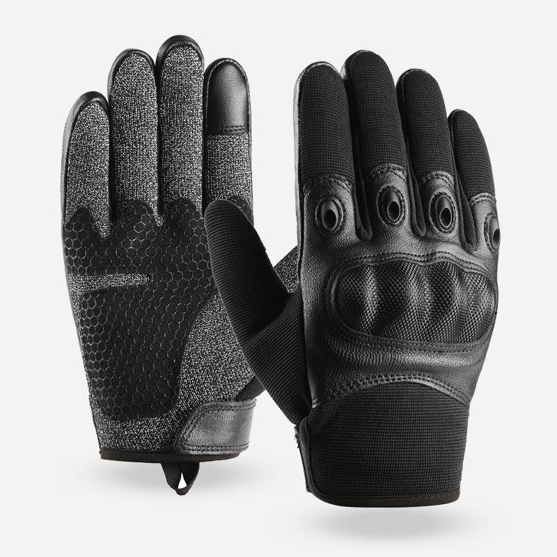 Full finger motorcycle riding non-slip touch screen outdoor military fan training mountaineering