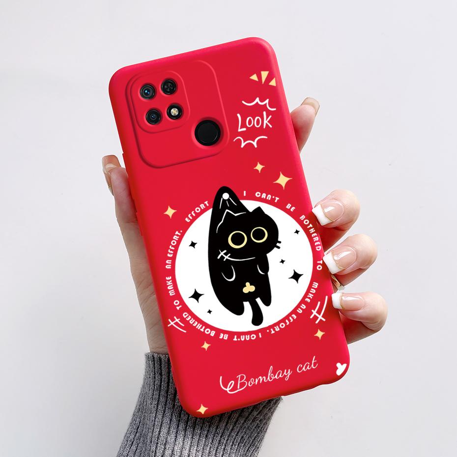 for Funda Poco C40 C65 C55 C51 Case Cute Panda Soft Silicone Back Cases for Xiaomi Poco C40 C 40 Phone Cover for PocoC40 Bumper