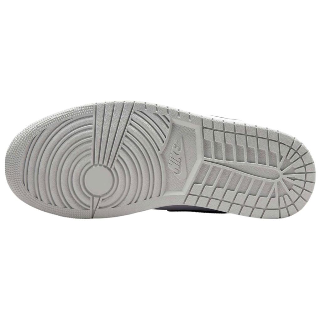 Кроссовки Air Jordan 1 Mid Barons Мужские Белый Черный Светло-Дымчато-Серый DQ8426-101