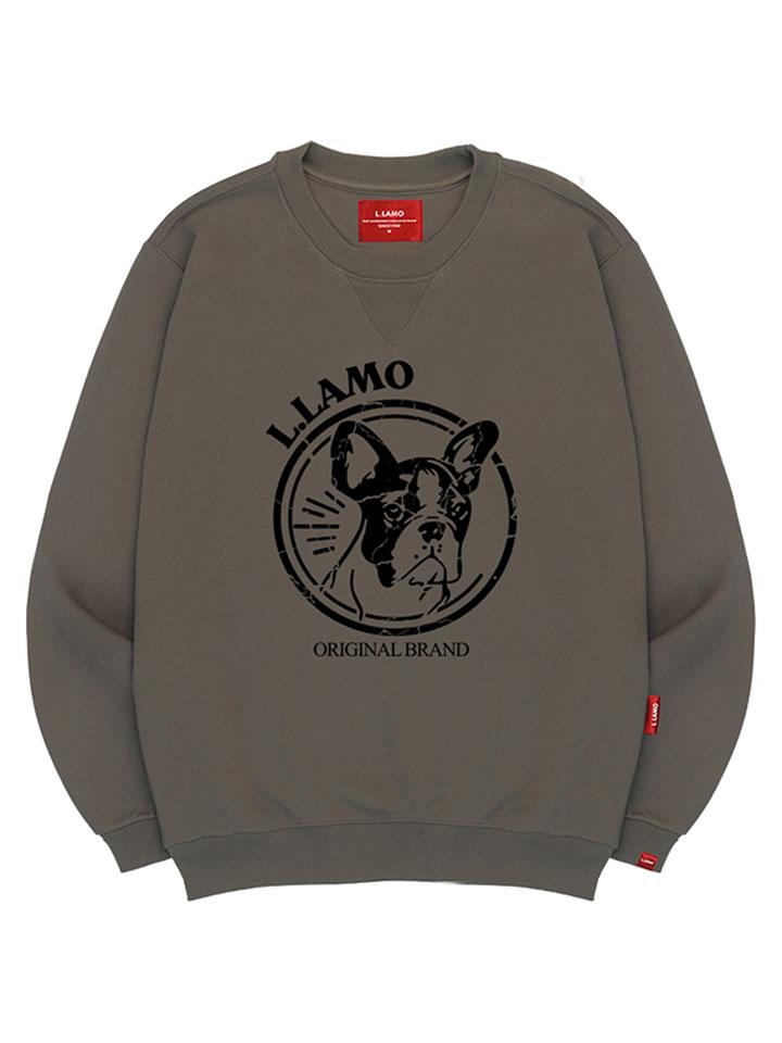 Свитшот Ellamo с милым бульдогом, унисекс, больших размеров S~4XL (Тип Б)