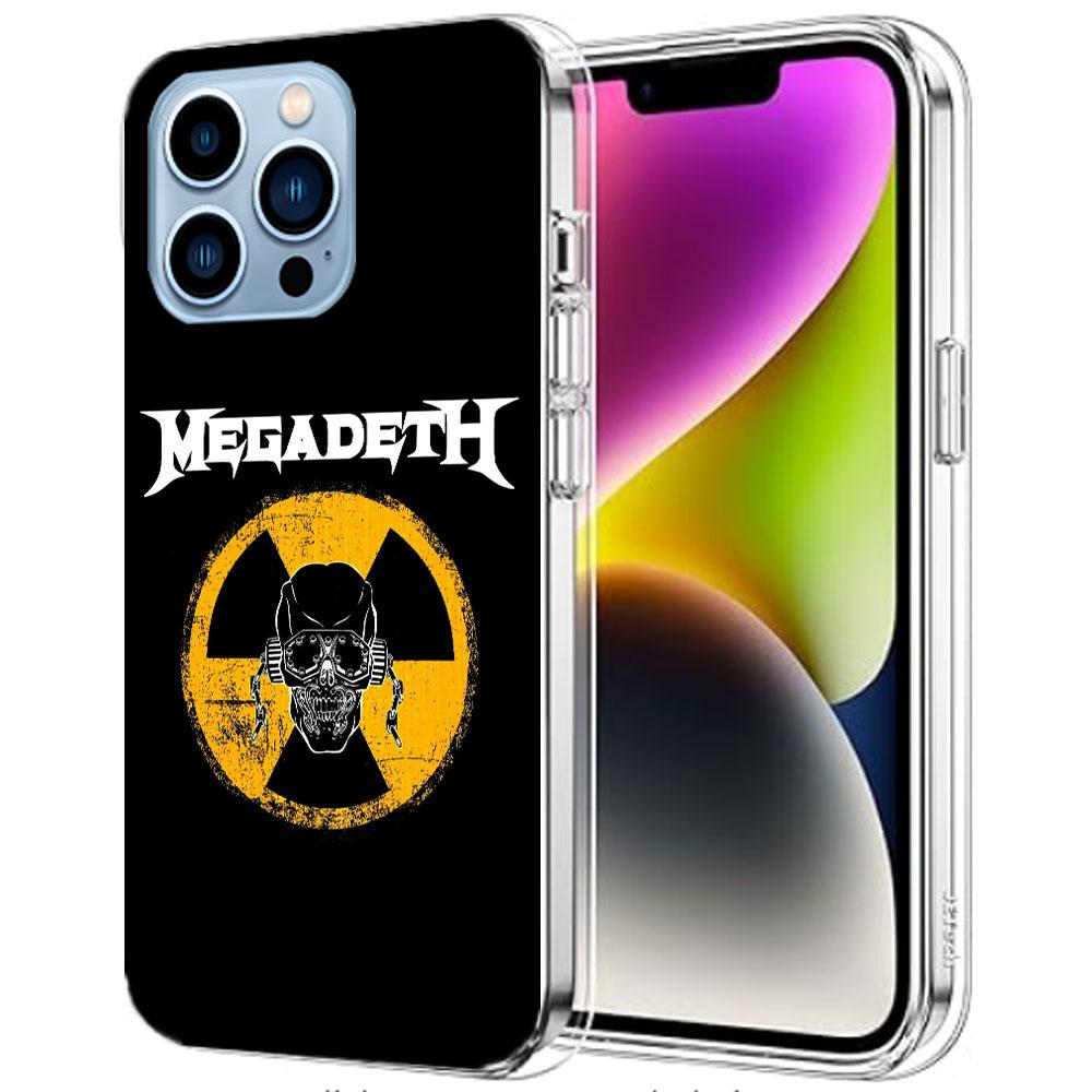 Music Band M-Megadeth Cases Phone Case For Iphone 17E 16E 17 Air 16 Pro Max 15 Pro 14 Plus 11 13 12 Mini Cover Cases Compatible
