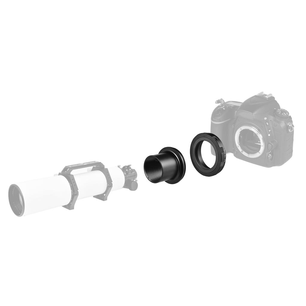 Andoer 1.25-T2-EOS Adapter Ring Photography Accessory Replacement for Canon EOS Camera 1.25 Inch Eyepiece T2 Telescope