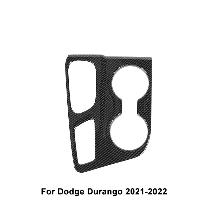 Наклейки на декоративную крышку панели переключения передач автомобиля, подходят для Dodge Durango 2014-2022, аксессуары для интерьера, ABS, углеродное волокно