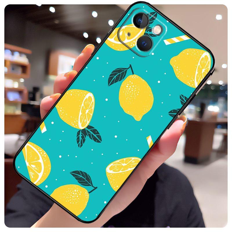 Фруктовый чехол Лимон для iPhone 16 Pro Max 14 13 12 11 15 17 Pro Max mini 15 16 Plus 16e 17 Air Чехол для телефона