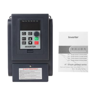 1 фаза 220 В вход 3 фазы 380 В выход 1,5 кВт ПЧ преобразователь частоты регулятор скорости
