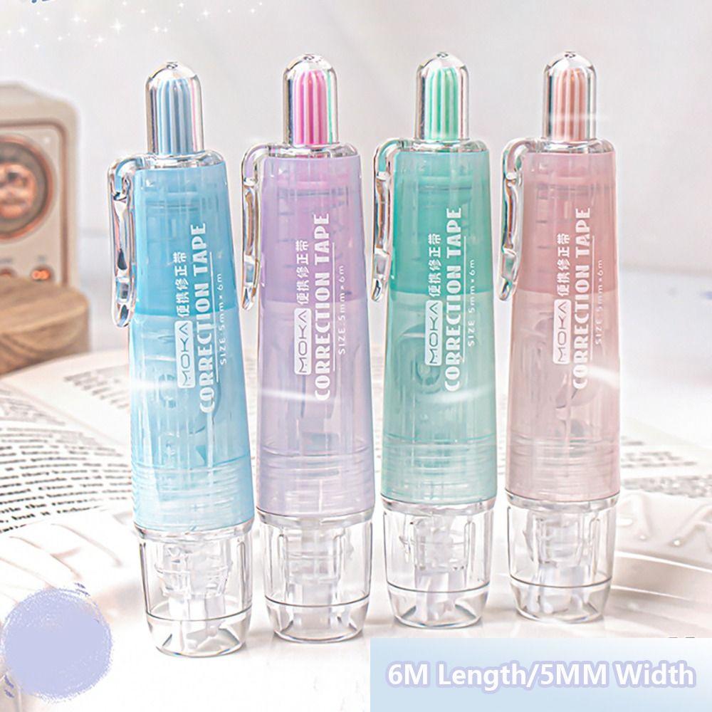 Прочная корректирующая лента прессового типа, форма ручки, корректор цвета конфет, сменный сердечник, измененные инструменты для студентов
