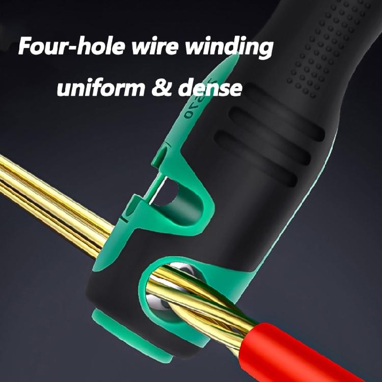 Эргономичная отвертка с функцией зачистки и намотки проволоки и сменными шлицевыми/крестовыми головками