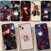 Чехол Genshin Impact Hu Tao для iPhone 13 12 14 15 Pro Max Mini 7 8 Plus SE 2020 X XS MAX XR 11 14 15 Pro Max