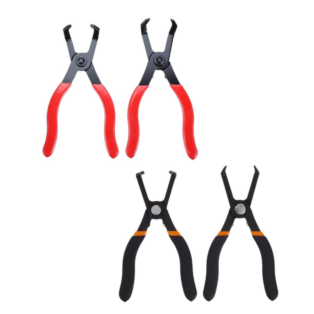 2x Push Pin Removal Pliers Set High Carbon Steel,Sturdy Professional High Performance Includes 30 Degree and 80 Degree Pliers