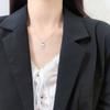 Ожерелье с большой рыбой и бегонией для женщин с цепочками на ключицах для маленьких золотых рыбок и кошачьим глазом
