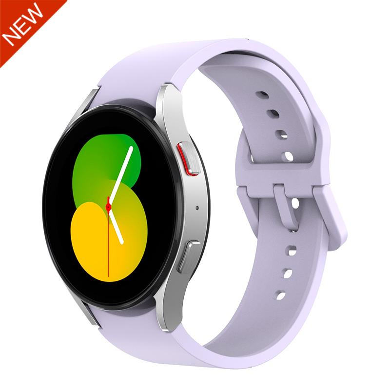 Ремешок для Samsung Galaxy Watch 7/6/5/4 44мм 40мм 5 Pro 45мм Силиконовый браслет для Samsung Watch 4/6 Classic 46мм 42мм 47мм 43мм