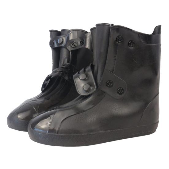 1 Pair Multi Use Boot Covers Matte Finish Convenient Foldable Waterproof Rain Shoe
