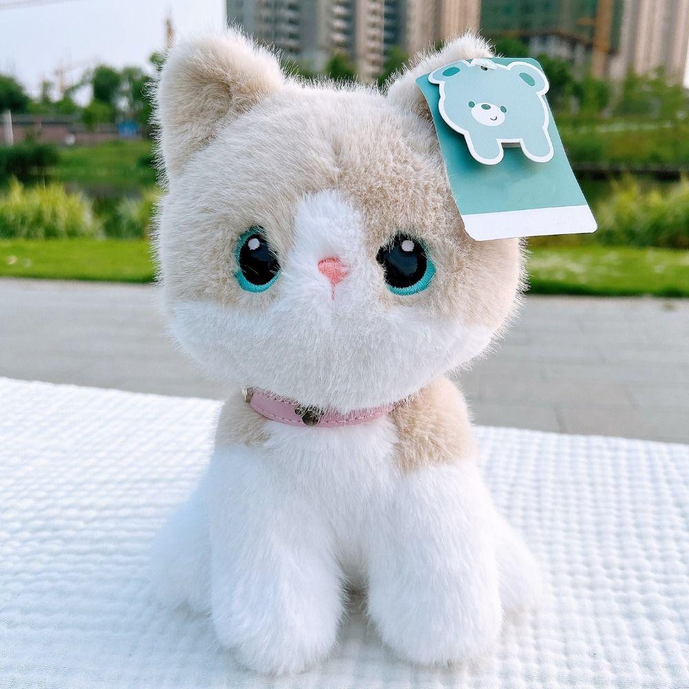Sitting Pose Pet Cat Doll Stuffed Animals Stuffed Cat Boys Girls Kitten Plush Toys Desktop Decor