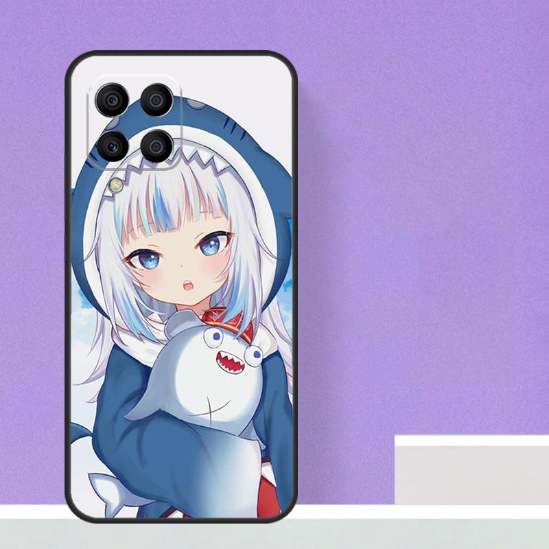 Чехол Gawr Gura Hololive Girl для Samsung Galaxy M14 M34 M54 M31 M11 M13 M53 M51 M12 M32 M52 M16 M36 M56 M15 M35 M55