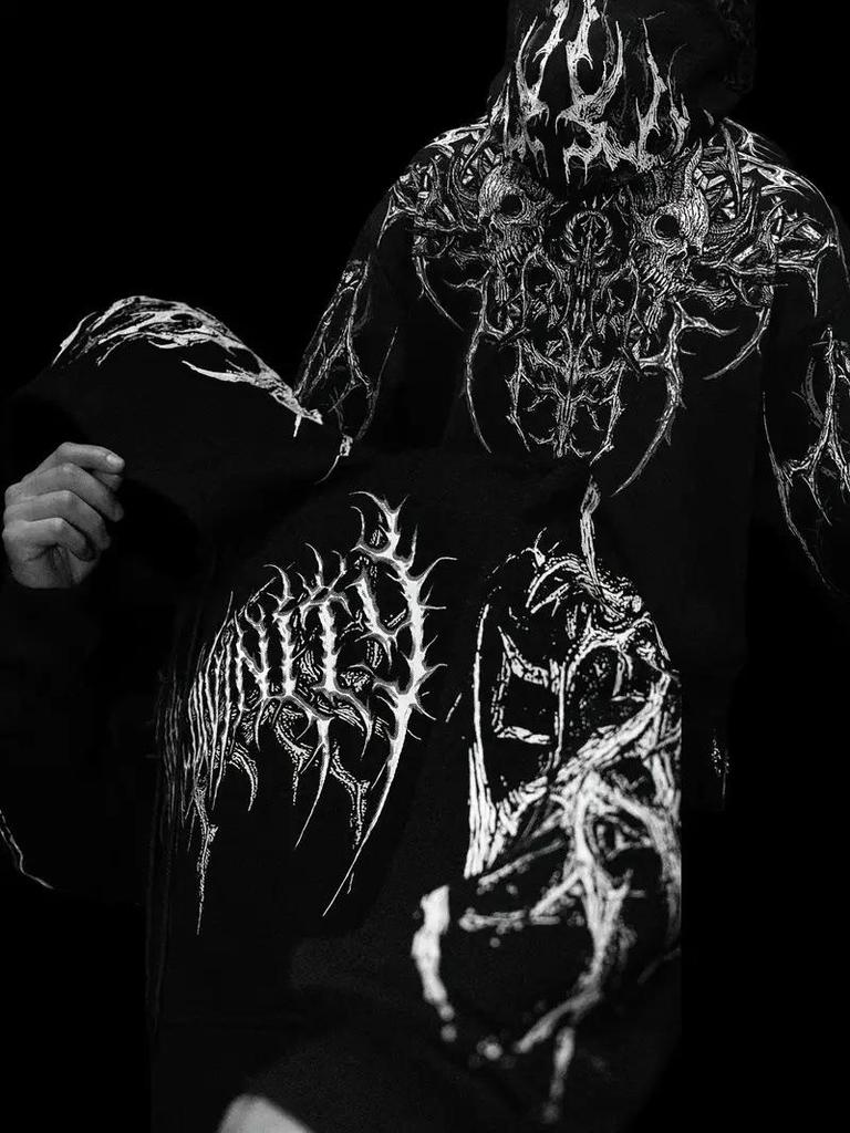 Breathedivinity Мужская толстовка-куртка большого размера с принтом Осень