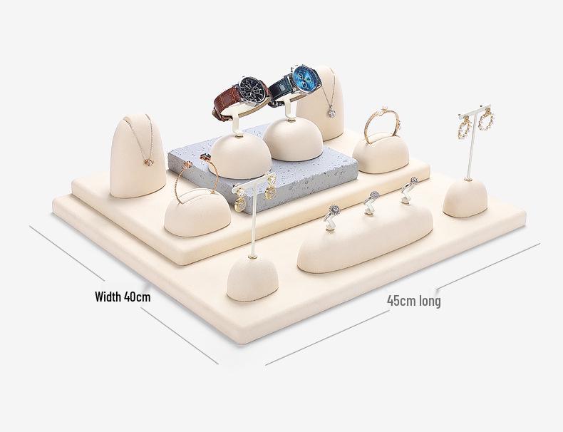 Digu Jewelry Display Stand for Rings, Necklaces, Bracelets, Earrings, and Watches