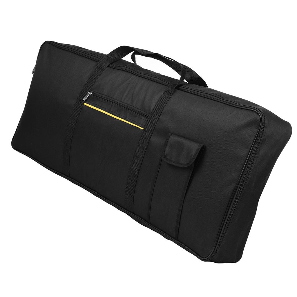 61 Key Electronic Piano Bag 420D Oxford Cloth Portable Electric Piano Storage Bag with Zippered Pocket for Electric Piano Keyboard Gig Bag