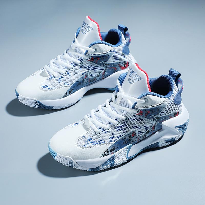 Мужская баскетбольная обувь Обувь для спорта на открытом воздухе Кроссовки для тренировок в помещении для студентов Высококачественные кроссовки Детская баскетбольная обувь