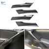 For VW Tiguan 2008 2009 2010 2011 2012 2013 2014 2015 2016 Car Inner Door Handle Pull Cover Carbon Fiber Grain Trim
