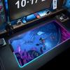 Subnautica Коврик для мыши RGB Игровой коврик для мыши Большой светодиодный коврик Настольный коврик для ПК Светящийся коврик для мыши Большие коврики для клавиатуры Настольный ковер с подсветкой