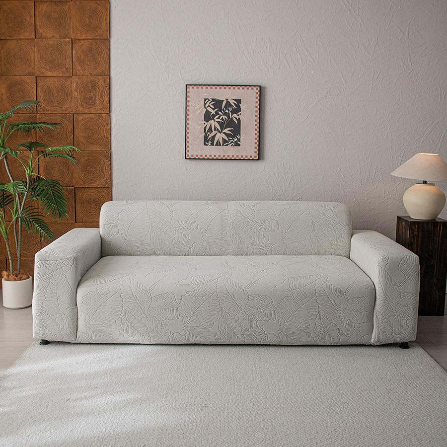 1 Pc Jacquard Sofa Cover Full Coverage Elastic Sofa Cover Decorate The Sofa In The Living Room Multiple Color Sofa Cover