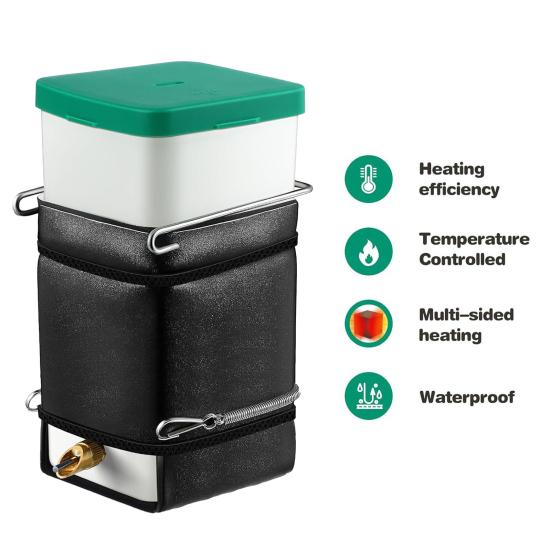 Small Animal Heated Water Bottle No Drip Automatic Thermostatic Water Dispenser Small Pet Water Fountain for Rabbit Hamster Guinea Pigs Ferrets