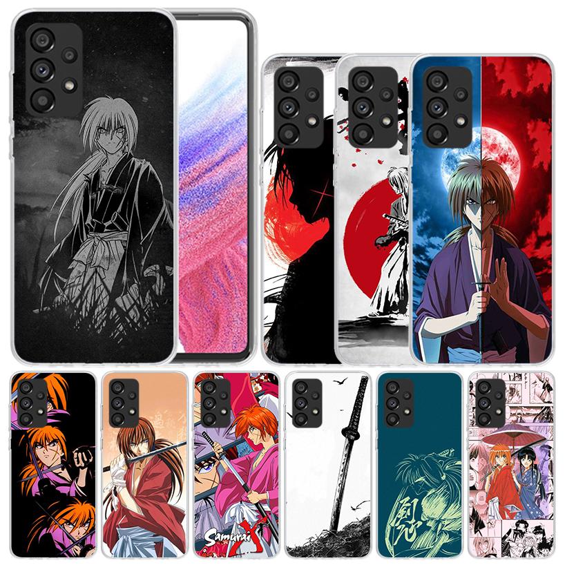 Чехол для телефона Rurouni Kenshin Anime для Samsung Galaxy A17 A37 A57 A16 A26 A36 A56 A15 A14 A55 A13 A53 A25 A35 A24 A34 A23 A33 Gala