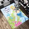 Personalized Name Princess Garden Living Room Non-Slip Area Rug Soft Carpet for Bedroom Kids Playroom Sofa,Office Home Decor Doormat