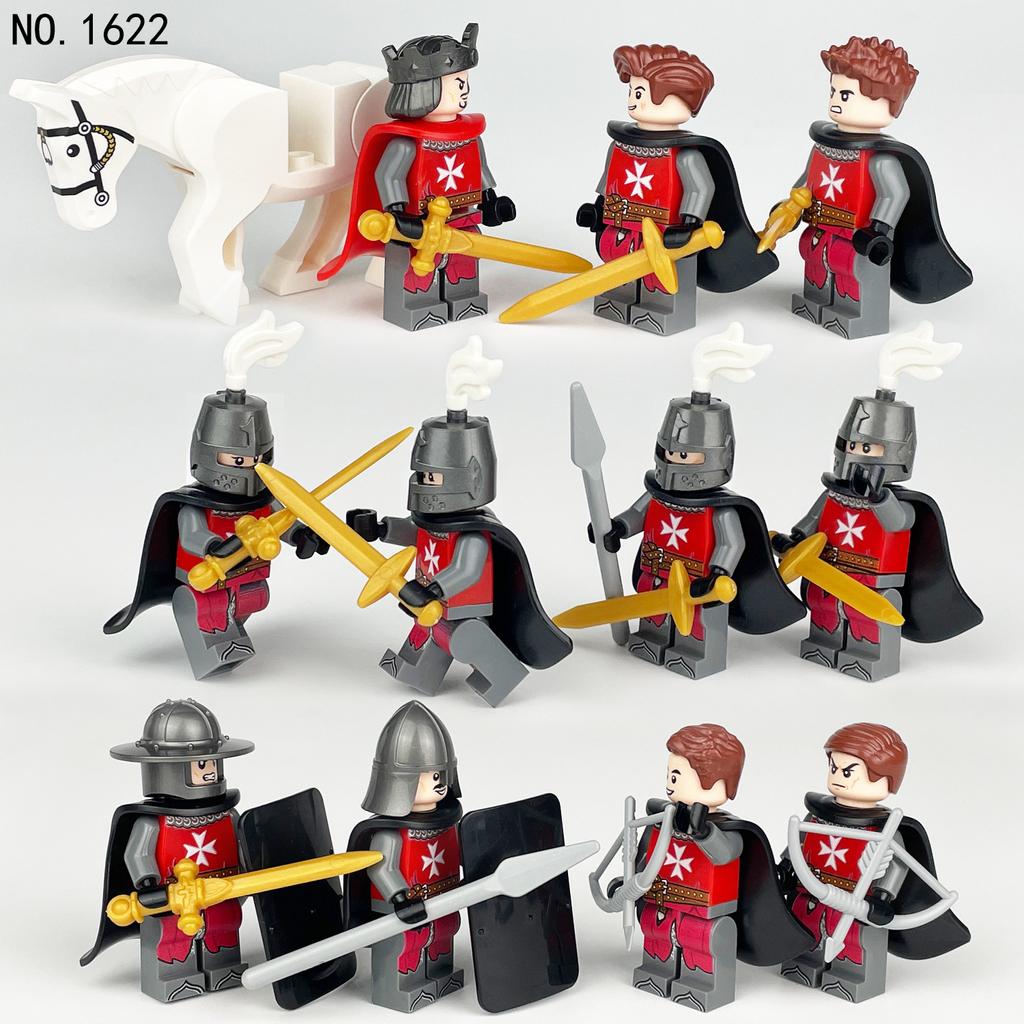 M1622 M1623 M1624 M1628 Ancient Roman Soldier King Building Block Minifigures Toy