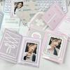 10PCS Sweet Pink Folding Card Back Kpop Star 3 Inch Photo Card DIY Packing Material Kawaii Card Message Fixed Board